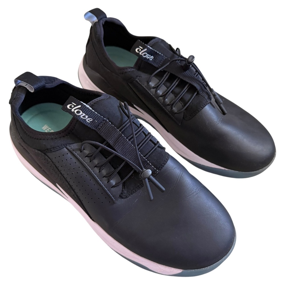 Clove Lunar Fade Nursing Shoes Women 12 Men 10.5 Black Comfort Work Sneakers